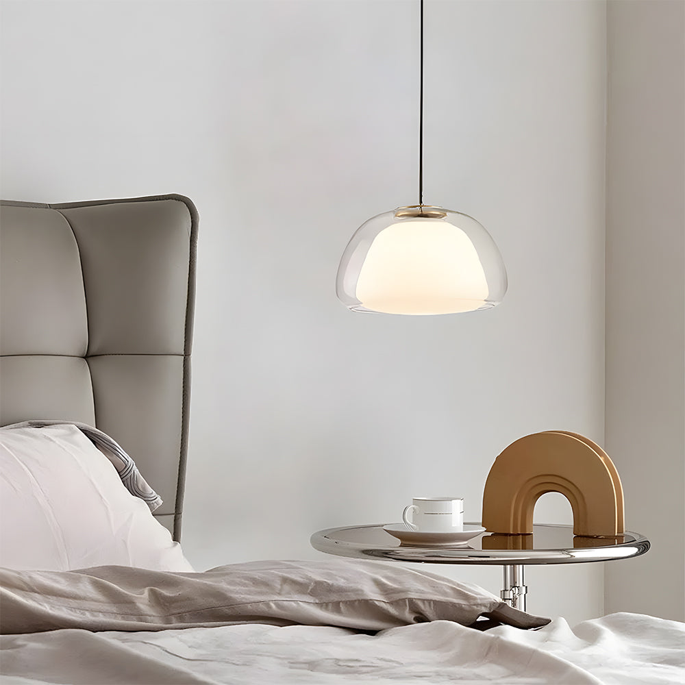 Hanglamp Glas Organisch Gelei Textuur E27 Eetkamer Woonkamer Slaapkamer Gang Artistiek Modern