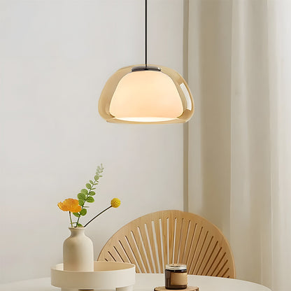 Hanglamp Glas Organisch Gelei Textuur E27 Eetkamer Woonkamer Slaapkamer Gang Artistiek Modern