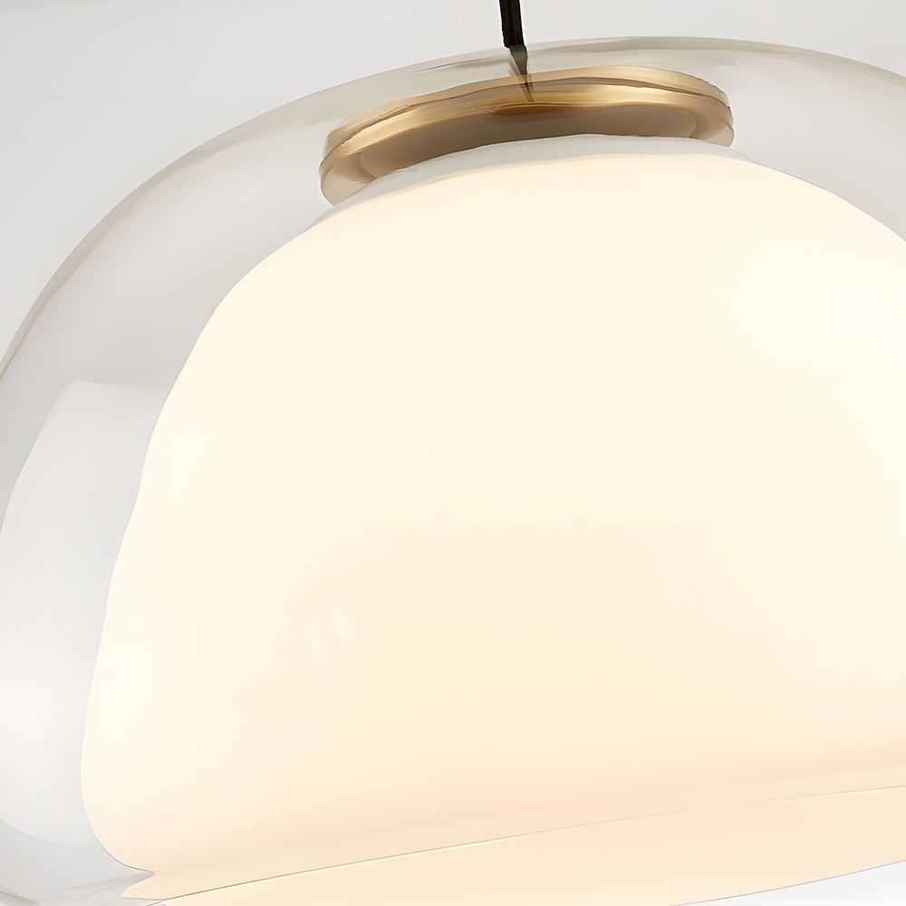 Hanglamp Glas Organisch Gelei Textuur E27 Eetkamer Woonkamer Slaapkamer Gang Artistiek Modern