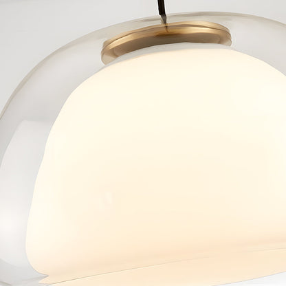 Hanglamp Glas Organisch Gelei Textuur E27 Eetkamer Woonkamer Slaapkamer Gang Artistiek Modern