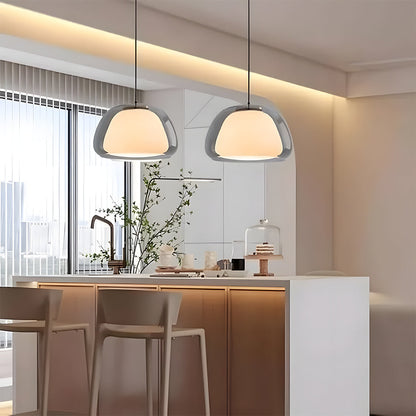 Hanglamp Glas Organisch Gelei Textuur E27 Eetkamer Woonkamer Slaapkamer Gang Artistiek Modern