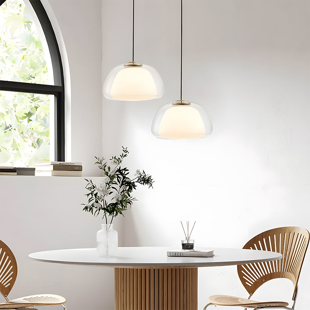 Hanglamp Glas Organisch Gelei Textuur E27 Eetkamer Woonkamer Slaapkamer Gang Artistiek Modern