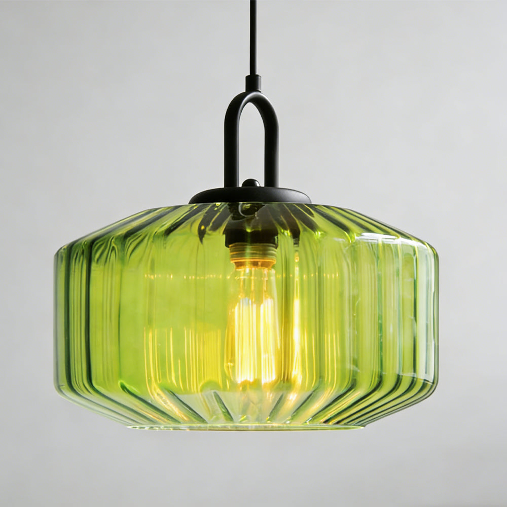 Hanglamp Geblazen Glas Gestreept Vintage Minimalistisch LED Eetkamer Woonkamer Slaapkamer