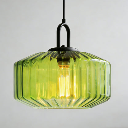 Hanglamp Geblazen Glas Gestreept Vintage Minimalistisch LED Eetkamer Woonkamer Slaapkamer