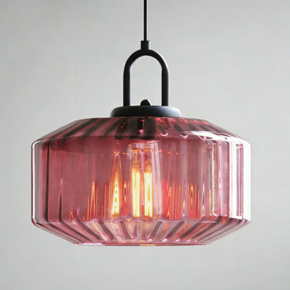 Hanglamp Geblazen Glas Gestreept Vintage Minimalistisch LED Eetkamer Woonkamer Slaapkamer