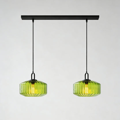 Hanglamp Geblazen Glas Gestreept Vintage Minimalistisch LED Eetkamer Woonkamer Slaapkamer