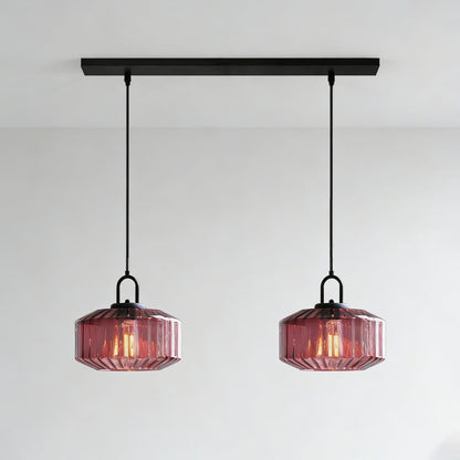 Hanglamp Geblazen Glas Gestreept Vintage Minimalistisch LED Eetkamer Woonkamer Slaapkamer