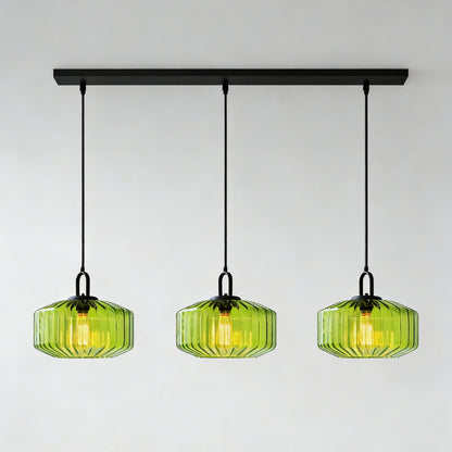 Hanglamp Geblazen Glas Gestreept Vintage Minimalistisch LED Eetkamer Woonkamer Slaapkamer