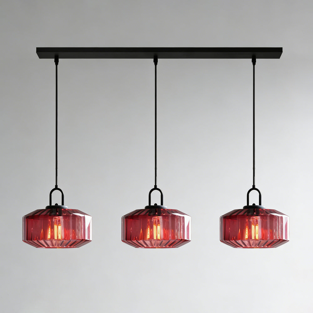 Hanglamp Geblazen Glas Gestreept Vintage Minimalistisch LED Eetkamer Woonkamer Slaapkamer