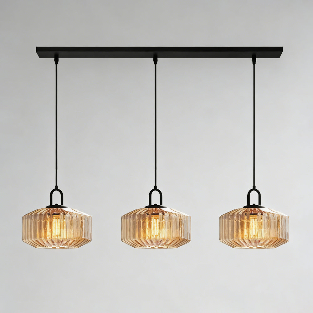 Hanglamp Geblazen Glas Gestreept Vintage Minimalistisch LED Eetkamer Woonkamer Slaapkamer