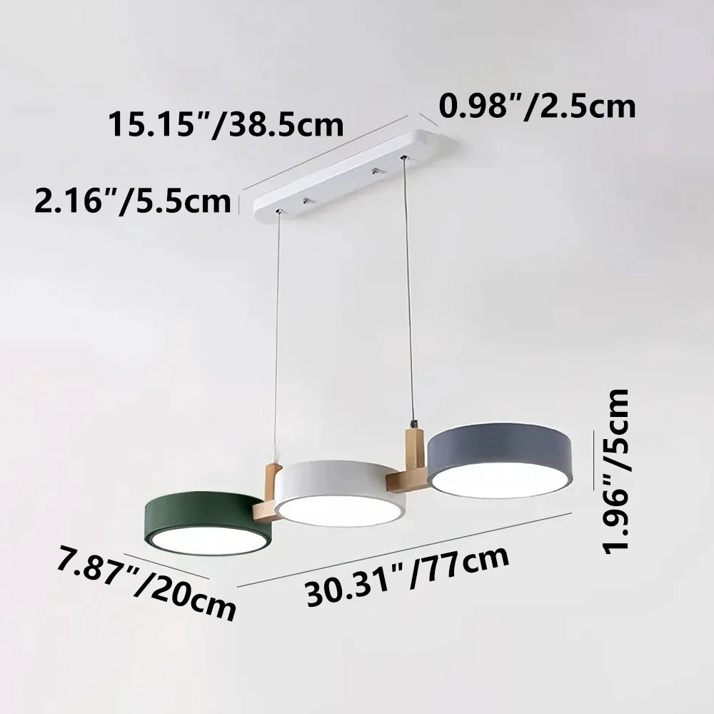 Hanglamp 3 Kappen Metaal Minimalistisch LED Eetkamer Keukeneiland Woonkamer