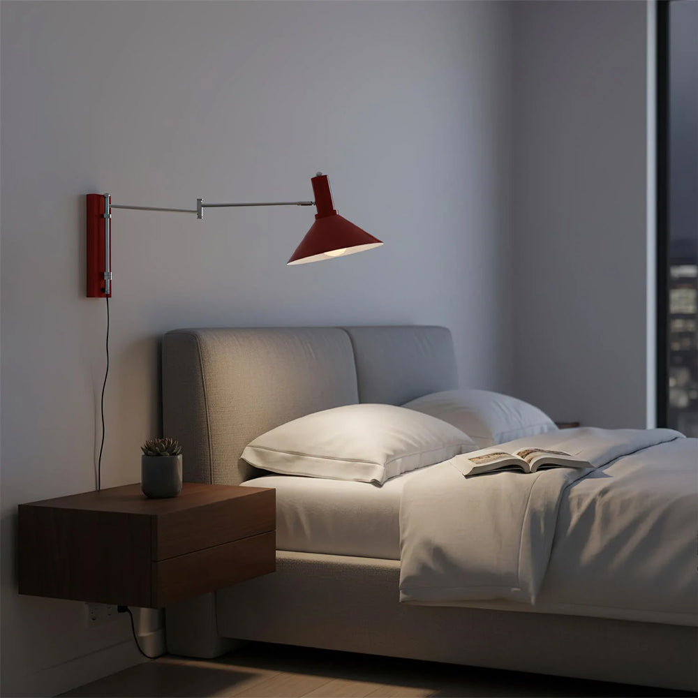 Wandlamp Zwenkbaar 360 Graden Metaal E27 Bedlamp Woonkamer Slaapkamer Modern