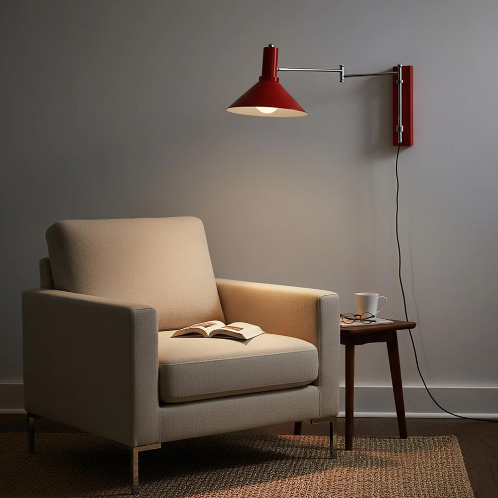 Wandlamp Zwenkbaar 360 Graden Metaal E27 Bedlamp Woonkamer Slaapkamer Modern