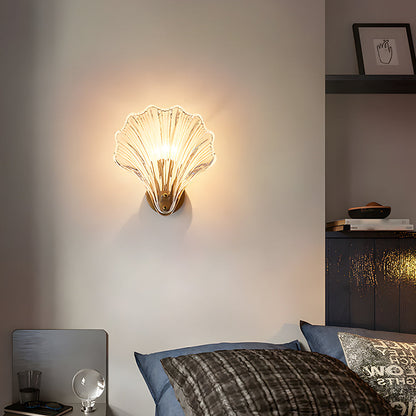 Wandlamp Schelp Glas Metaal LED Kust Luxe Slaapkamer Hal Badkamer Modern