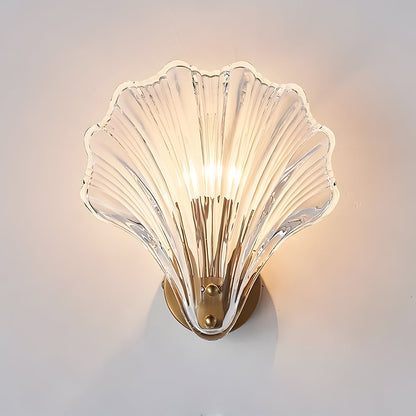 Wandlamp Schelp Glas Metaal LED Kust Luxe Slaapkamer Hal Badkamer Modern