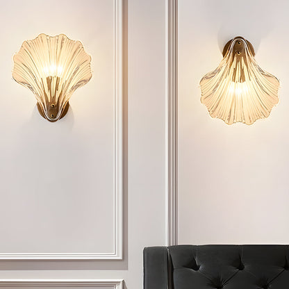 Wandlamp Schelp Glas Metaal LED Kust Luxe Slaapkamer Hal Badkamer Modern