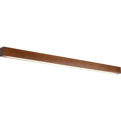 Houten Wandlamp met Spiegel LED Badkamer Slaapkamer Keuken Rond Acrylic