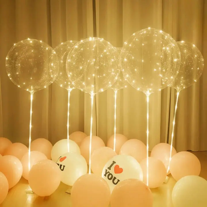 LED Ballonverlichting met Warm Wit Licht voor Sfeervolle Decoratie