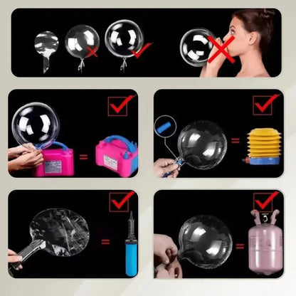 LED Ballonverlichting met Warm Wit Licht voor Sfeervolle Decoratie