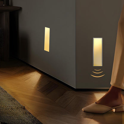 Inbouwspot Schemersensor Gang LED Warmwit Bewegingsmelder Indirect Licht Rechthoekig Vierkant
