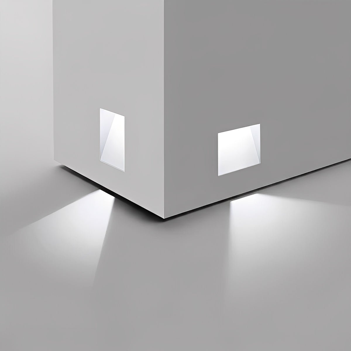 Inbouwspot Schemersensor Gang LED Warmwit Bewegingsmelder Indirect Licht Rechthoekig Vierkant