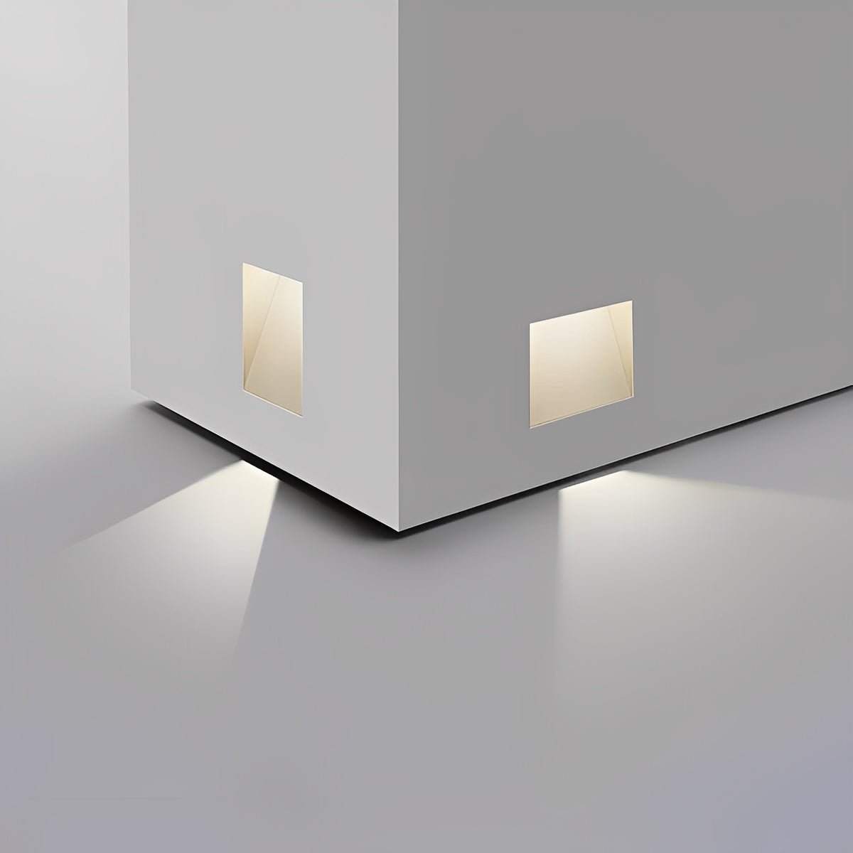 Inbouwspot Schemersensor Gang LED Warmwit Bewegingsmelder Indirect Licht Rechthoekig Vierkant