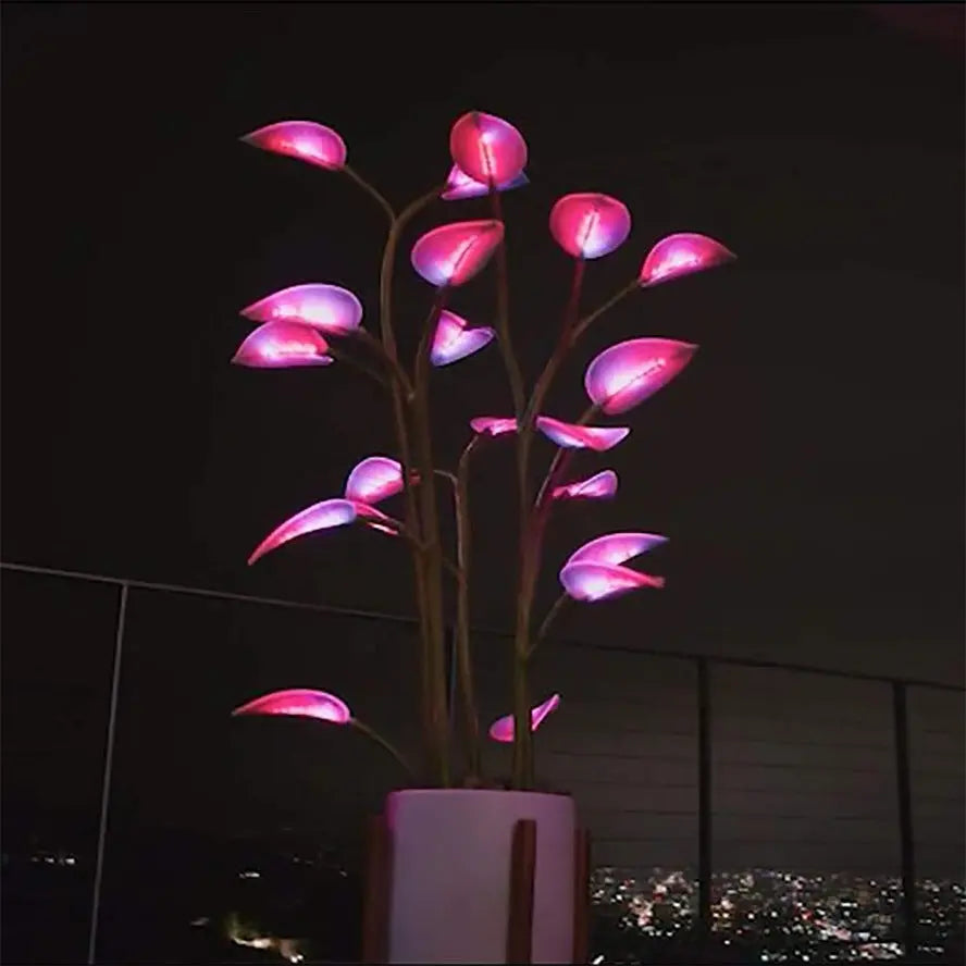 LED Kunstplant 100cm 500 Lichtmodi App-Besturing PVC Sfeerverlichting Woonkamer Slaapkamer Decoratieve Plant Lamp Neplant LED Verlichting Interieur