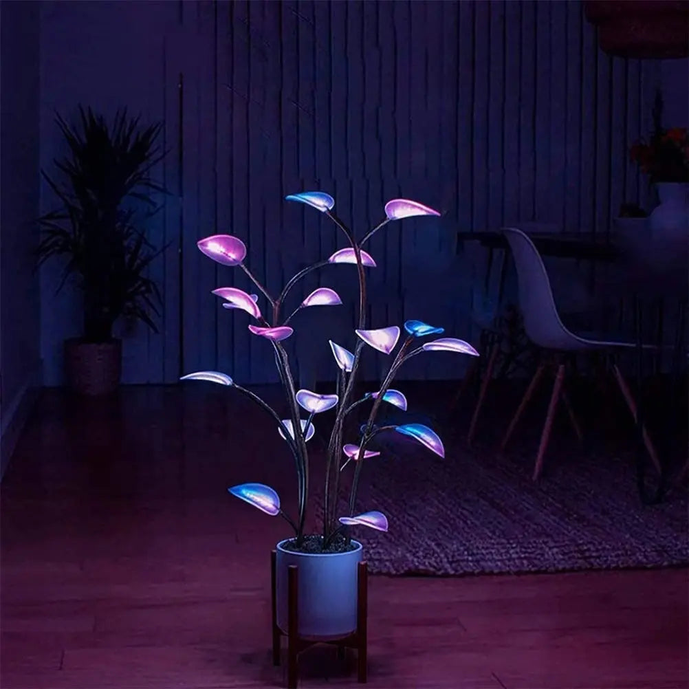 LED Kunstplant 100cm 500 Lichtmodi App-Besturing PVC Sfeerverlichting Woonkamer Slaapkamer Decoratieve Plant Lamp Neplant LED Verlichting Interieur