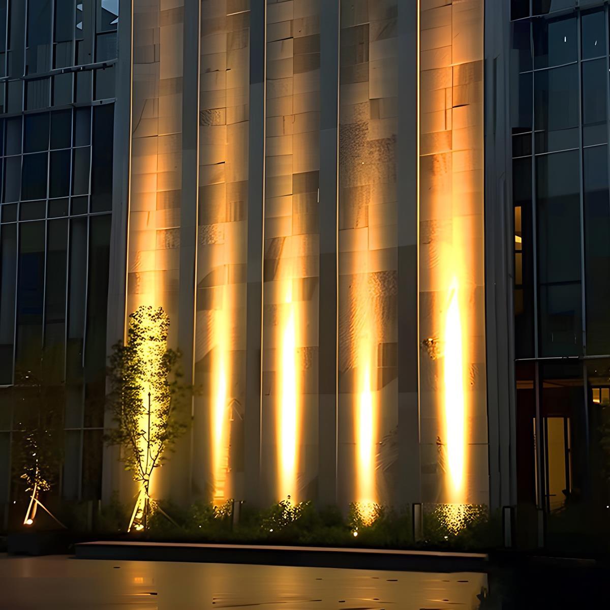 LED Buitenspot Warm Wit IP67 Aluminium voor Gevel en Gevelverlicht Waterdicht Modern Stralend Design 3W 10W 30W 50W 80W Tuinspot Buitenverlichting Tuinverlichting