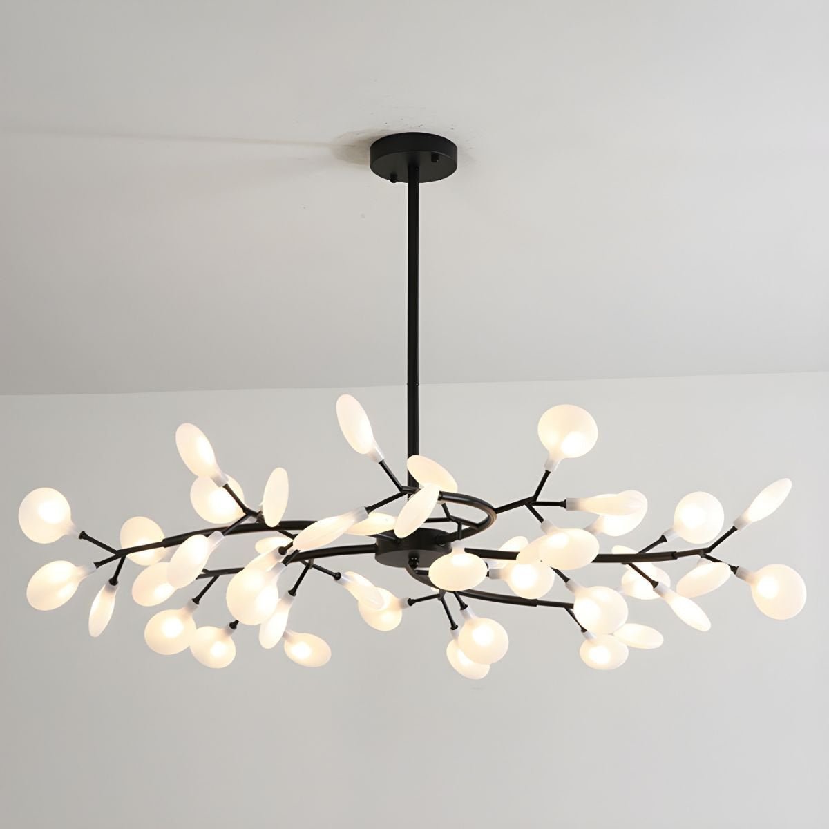 Hanglamp LED Metaal Goud Acryl Wit Woonkamer Eetkamer Moderne Designlamp Plafondlamp Organisch Lichtarmatuur