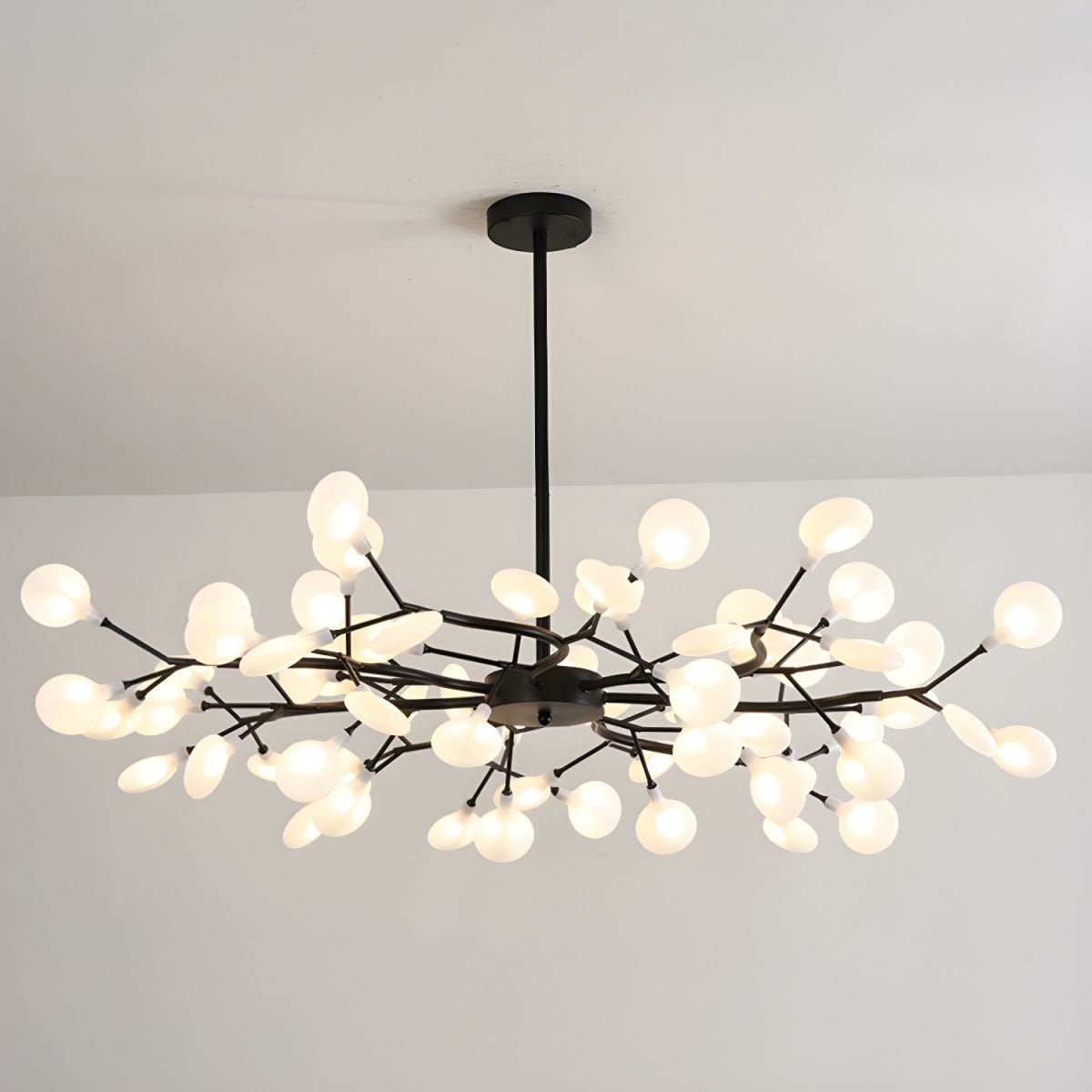 Hanglamp LED Metaal Goud Acryl Wit Woonkamer Eetkamer Moderne Designlamp Plafondlamp Organisch Lichtarmatuur