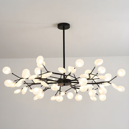 Hanglamp LED Metaal Goud Acryl Wit Woonkamer Eetkamer Moderne Designlamp Plafondlamp Organisch Lichtarmatuur