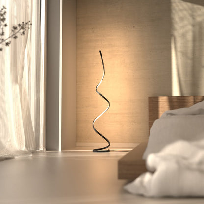 Sansoti | Minimalistische LED Vloerlamp Spiraal | Dimbaar | Moderne Design Staande Lamp