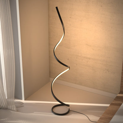 Sansoti | Minimalistische LED Vloerlamp Spiraal | Dimbaar | Moderne Design Staande Lamp