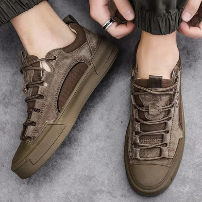 Premium Leren Sportschoenen voor Heren