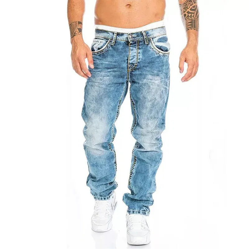 Heren Jeans Baggy Losse Fit Casual Stijl