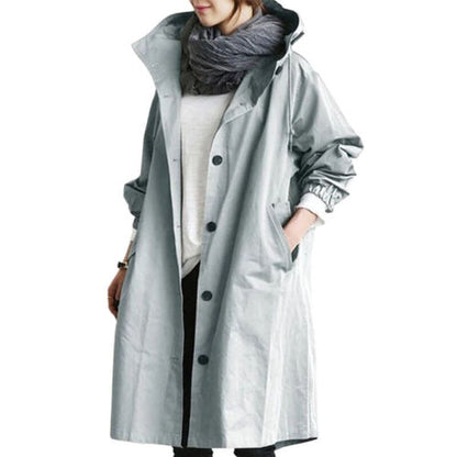 Trenchcoat Lange Stijl Vrouwen
