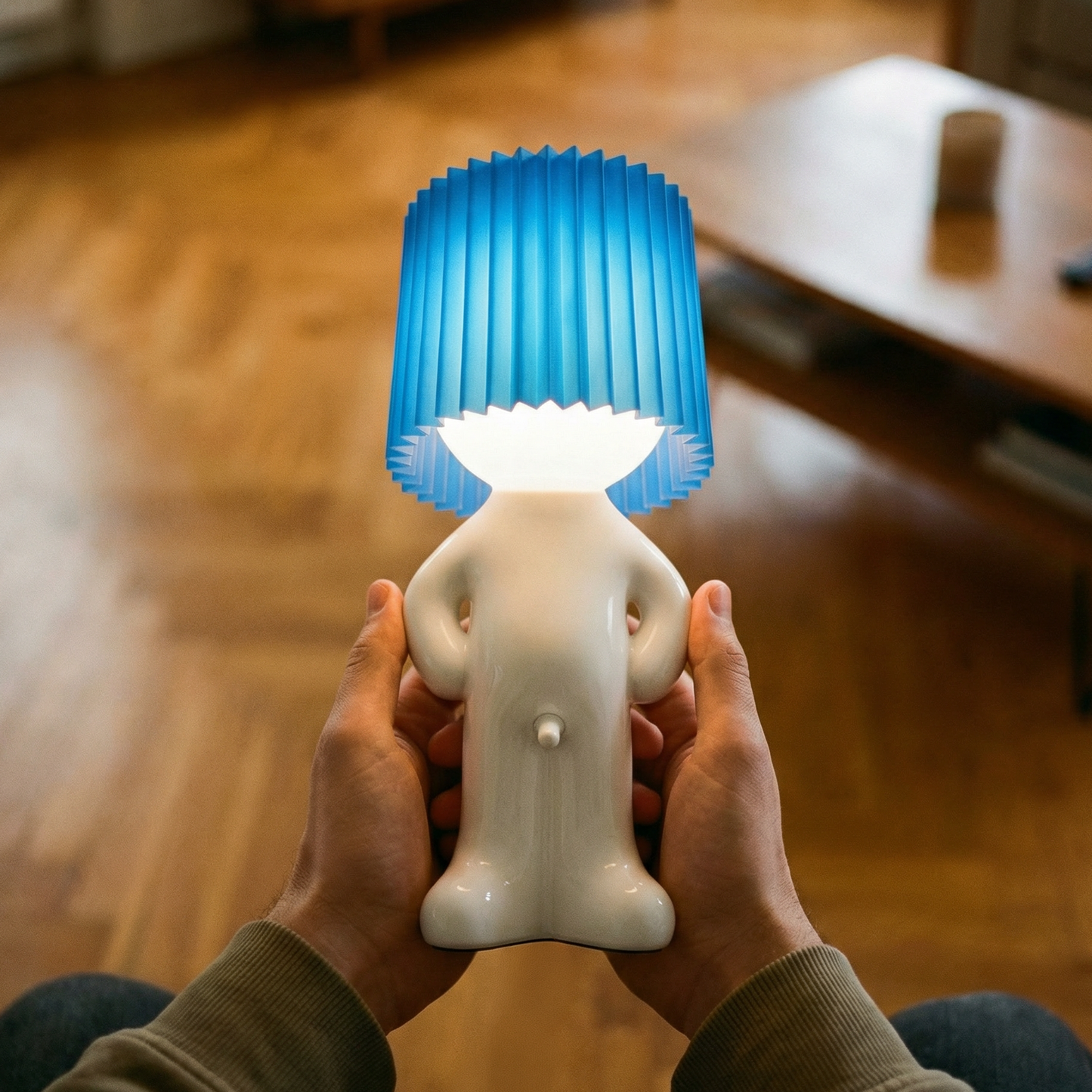 Draadloze LED Tafellamp met Dimmer 29cm – Kabellose Verlichting met USB-C Oplaadbaar Warmwit Licht 3000K – Decoratieve Nachtlamp voor Slaapkamer Woonkamer Kantoor – Moderne Bureaulamp met Accu en Schakelaar