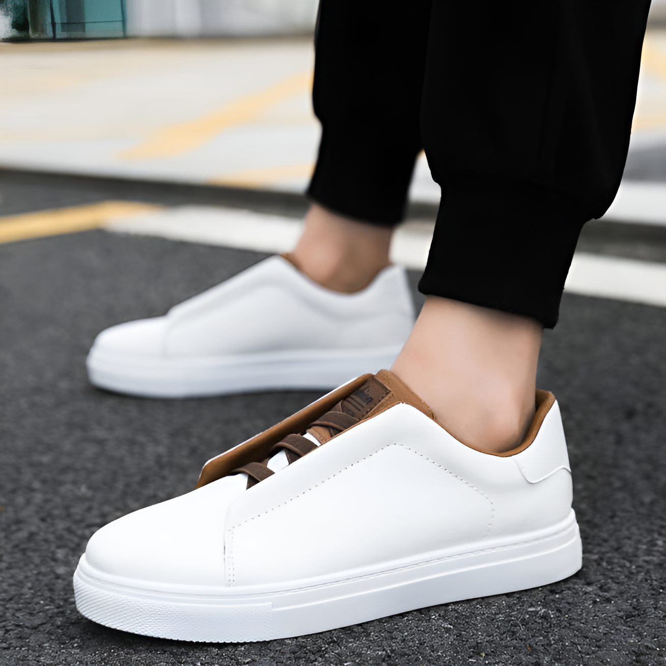 Leren Sneakers Unisex Stijlvol en Comfortabel
