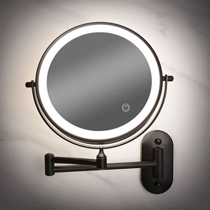 Vergrotende Spiegel LED Oplaadbaar Dimbaar Make-up Badkamer Cosmeticaspiegel Rond 20cm