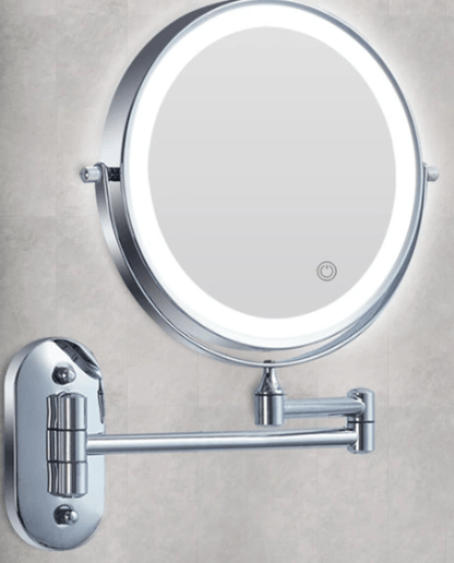 Vergrotende Spiegel LED Oplaadbaar Dimbaar Make-up Badkamer Cosmeticaspiegel Rond 20cm