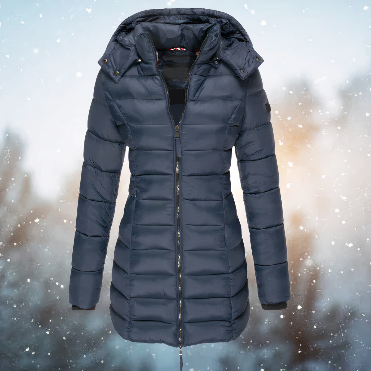 Dunne Warme Winterjas voor Vrouw Slank Model - StudioMarella