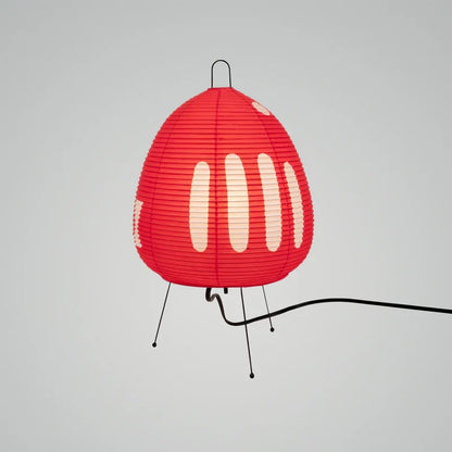 Papieren Tafellamp Scandinavisch Design met Ijzeren Voet 47cm
