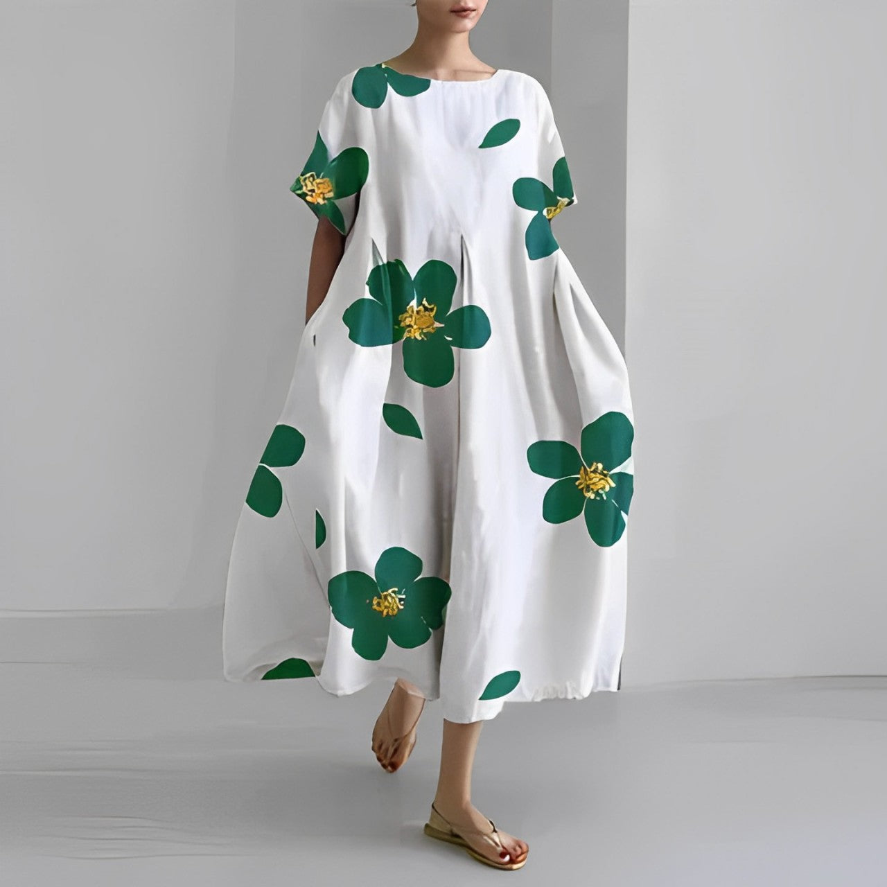 Vrouwelijke Maxi Jurk Lange Zomerjurk Boho Stijl