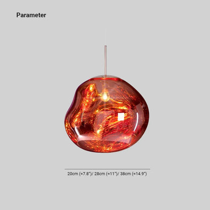 Hanglamp Organisch Acryl Lava Warm Wit E27 Woonkamer Slaapkamer Eetkamer 20 28 38cm