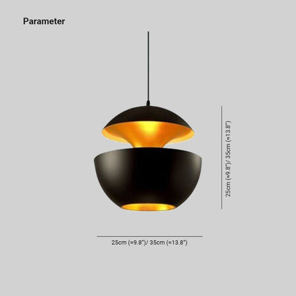 Elegante LED Plafondlamp Zwart-Wit Modern Design Rond Aluminium Eethoek Slaapkamer Woonkamer Warm Dimbaar Licht Scandinavisch Interieur Stijlvol