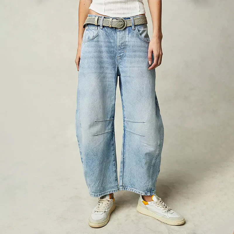 Dames Jeans Wijd Been Comfort Fit Zittend