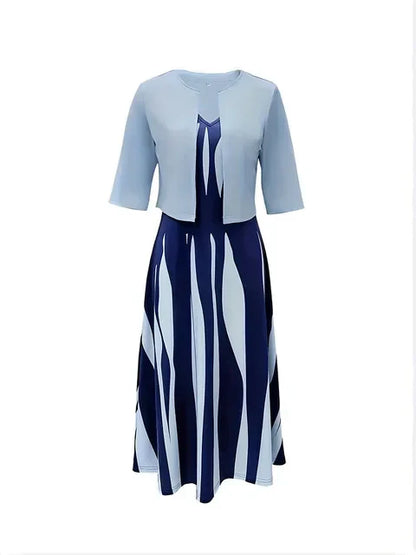 Elegante Maxi Jurk Set voor Vrouw