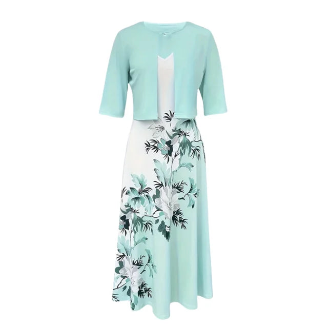 Elegante Maxi Jurk Set voor Vrouw