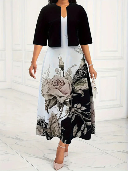Elegante Maxi Jurk Set voor Vrouw